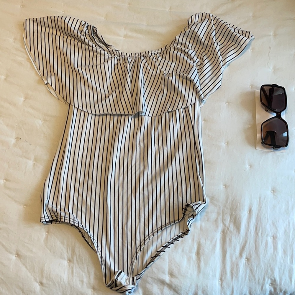 Off the shoulder bodysuit